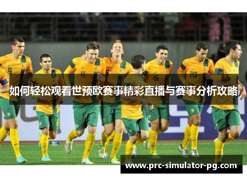 如何轻松观看世预欧赛事精彩直播与赛事分析攻略